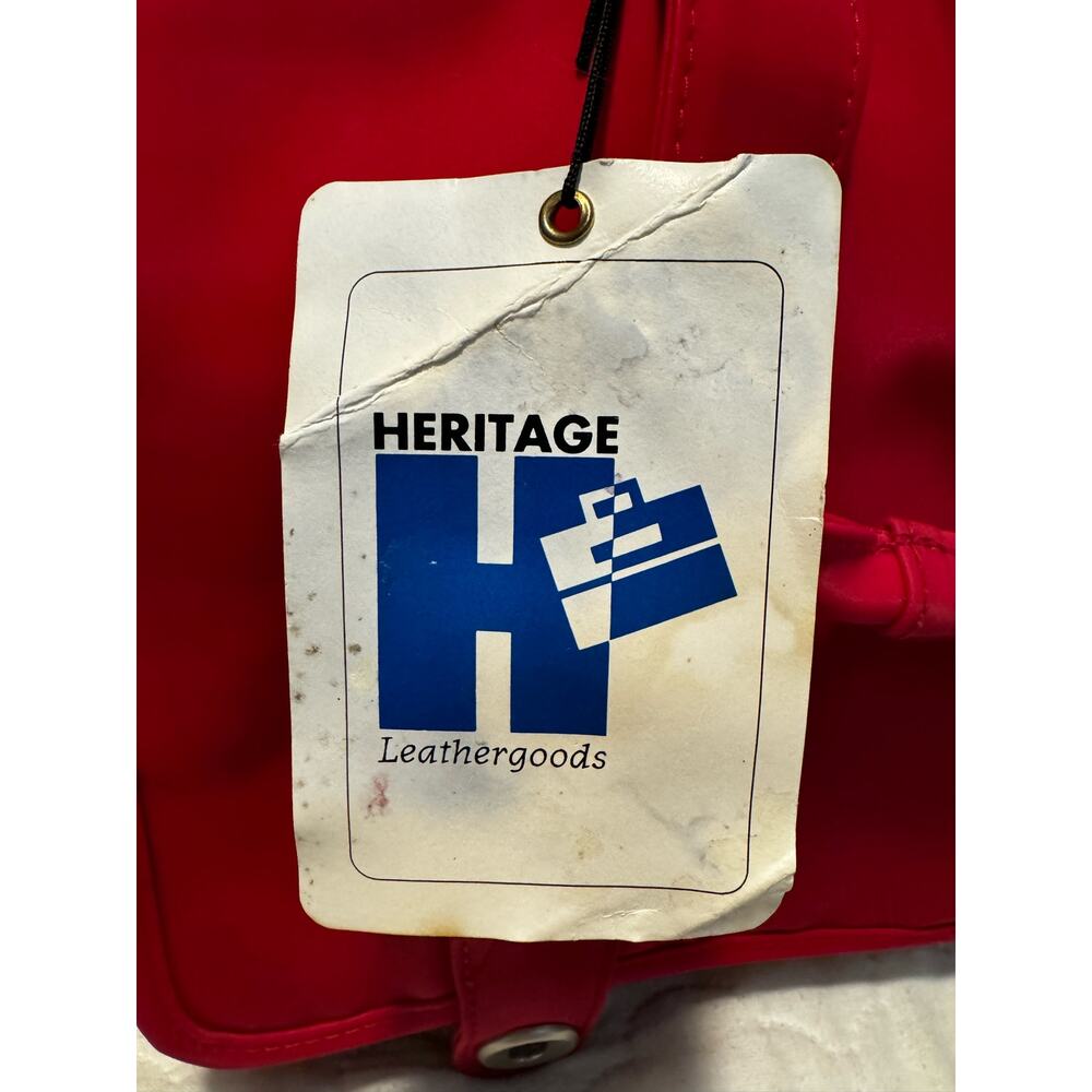 Heritage Red Portfolio Bag Vintage